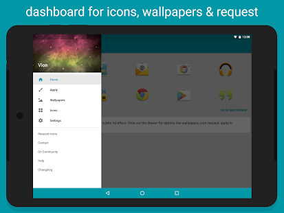 Vion - Screenshot ng Icon Pack