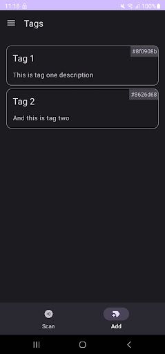 Tag Control Screen 2