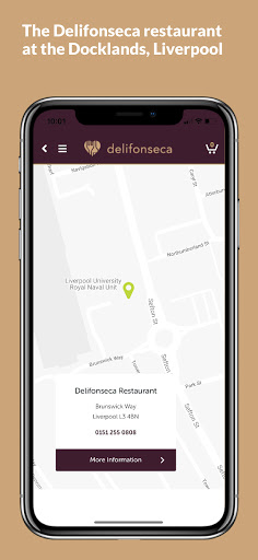 Android application Delifonseca Restaurant screenshort