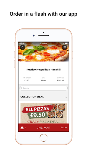 Android application Hello Rustico screenshort