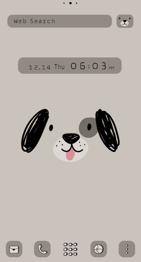 Puppy Dog Faces Theme +HOME Screen 3