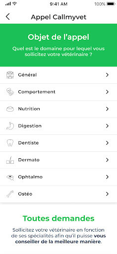 Callmyvet Screen 3