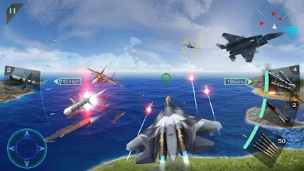 Combatentes do Céu 3D (Sky Fighters 3D) APK MOD Dinheiro Infinito 2021 v 2.1