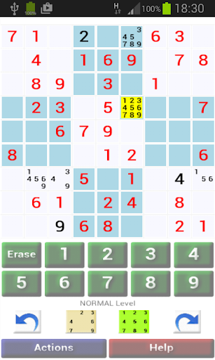 Android application Sudoku Plus screenshort