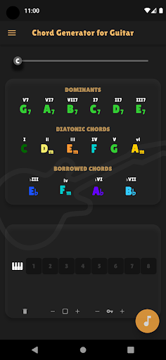 Chord Generator for Guitar V2 Screen 2