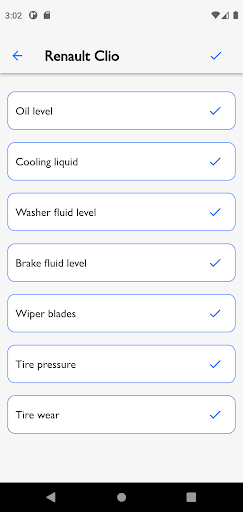 Vehicles Screen 3