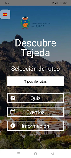 Android application Descubre Tejeda screenshort