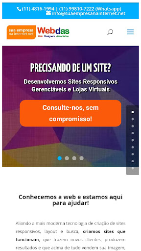 Android application Sua Empresa na Internet screenshort