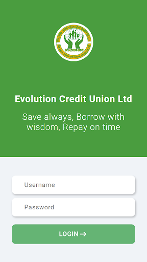 Android application Evolution Credit Union screenshort