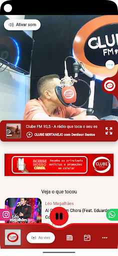 Clube FM 93,5 Screen 2