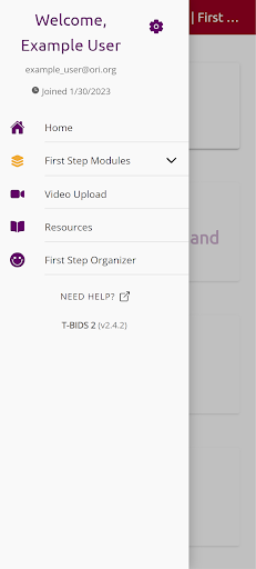 First Step Screen 2