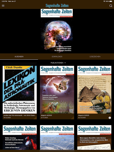 SAGENHAFTE ZEITEN Archiv-App Screen 2