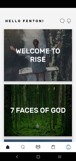 Android application Rise Global Community screenshort