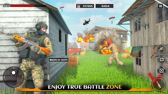 육군 기관총 슈팅 게임: 총 게임