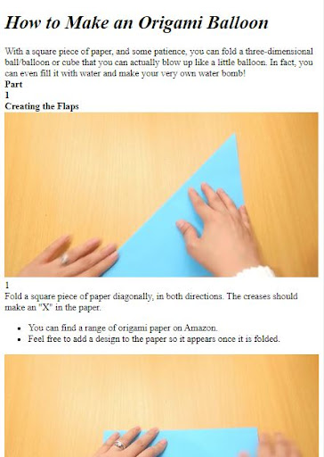 Android application How to Make Balloon Animals screenshort