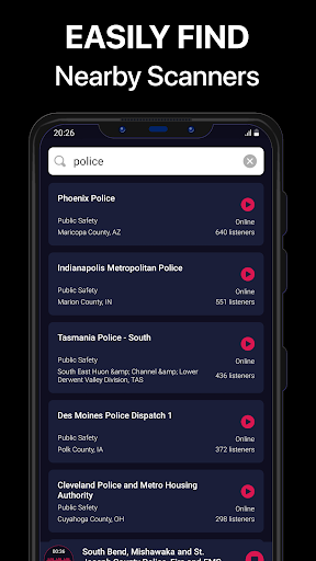 Police Scanner - Live Scanner Screen 2