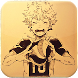 Anime Haikyoo Volleyball Art icon