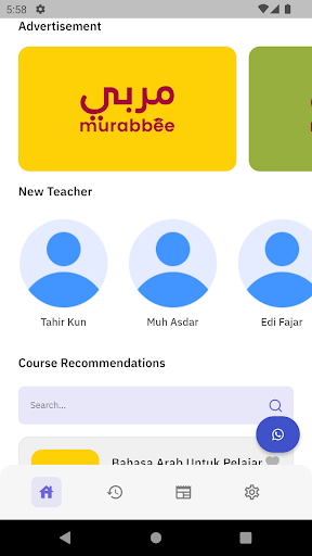 Android application MURABBEE screenshort