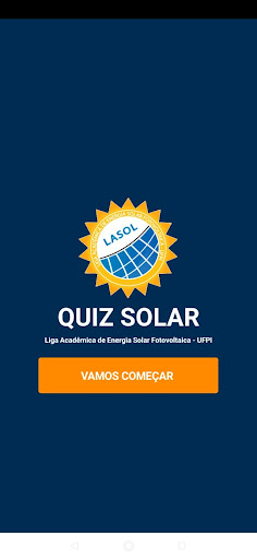 Android application QuizSolar da LASOL screenshort
