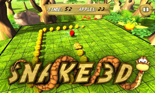 Screenshot of Snake 3D