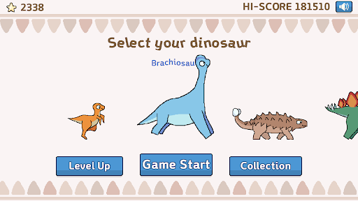 Android application Doodle Dino Run screenshort