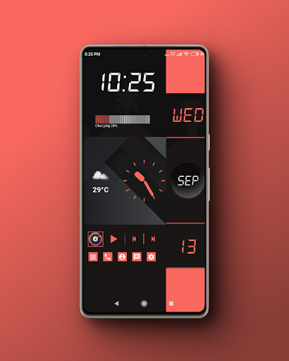A35 Theme for KLWP Screen 2