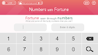 screenshot of Numbers with Fortune