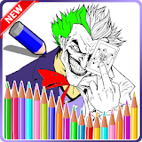 Coloring Joker icon