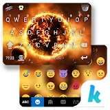 Fiery Planet Free Kika Theme icon