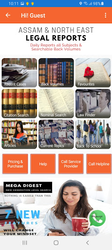 Android application Assam & Nor. East Legal Report screenshort