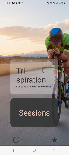 Android application Tri-spiration screenshort