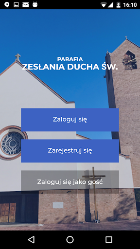 Android application Parafia Zesłania Ducha Św. screenshort