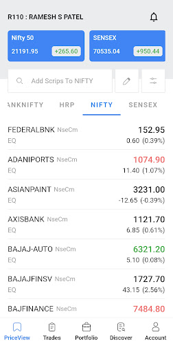 Android application Rise by Gstox screenshort