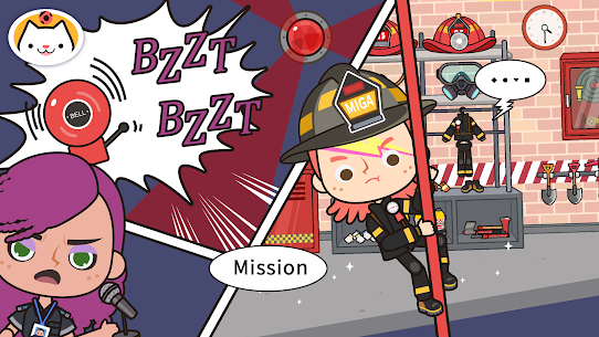 Miga Town: My Fire Station APK + MOD [Unlimited Money and Gems] 1
