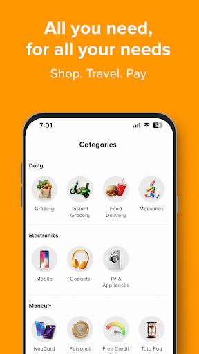 Tata Neu - Shop, Travel, Pay Screen 2