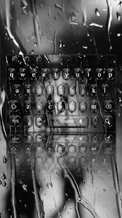 Cool Glossy Black Glass Keyboard