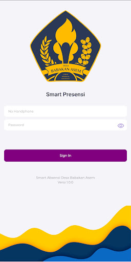 Android application Absensi Desa Babakan Asem screenshort