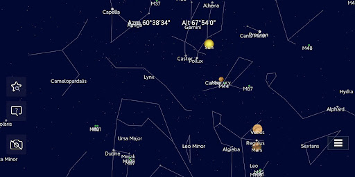 Android application Star Sight screenshort