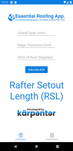 Android application Essential Roofing App screenshort