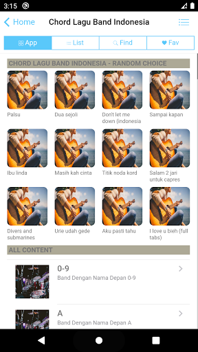 Chord Kunci Gitar Band Screen 2