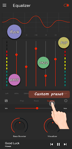Android application Cool Equalizer FX + screenshort