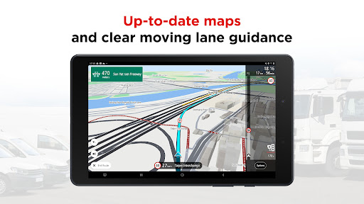 Screenshot of TomTom GO Fleet