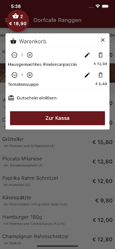 Dorfcafe Ranggen Screen 3