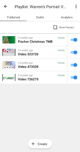 Parsempo Control Screen 3