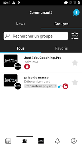 Just4YouCoaching Screen 2