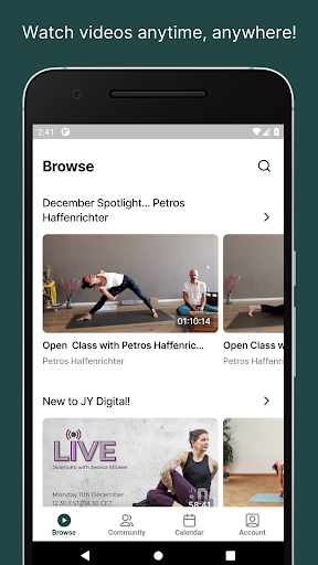 Android application Jivamukti Yoga Digital screenshort