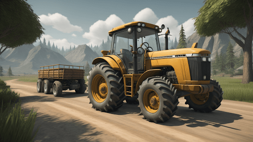Cargo Tractor Trolley Game Screen 2