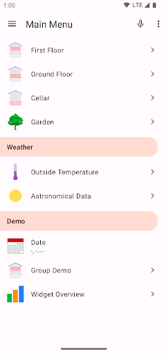 openHAB 2.23.0 screenshots 1