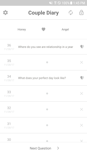 Couple Diary Screen 3