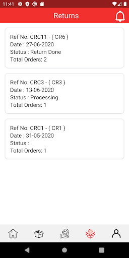 Android application Hadirin Delivery Sevices screenshort